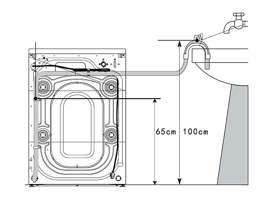 Отдельностоящая стиральная машина KWM 60ID1203 GR