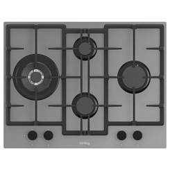 Газовая стеклянная варочная панель HGG 67009 CQTGr