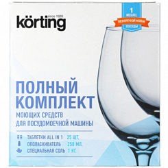 Комплект моющих средств для посудомоечной машины Korting DW KIT 301 C