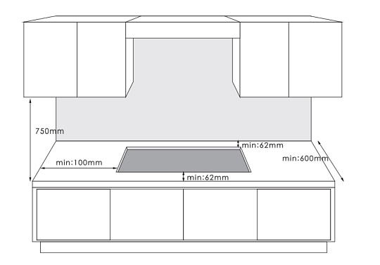 Газовая стеклянная варочная панель HGG 9766 ICPTN
