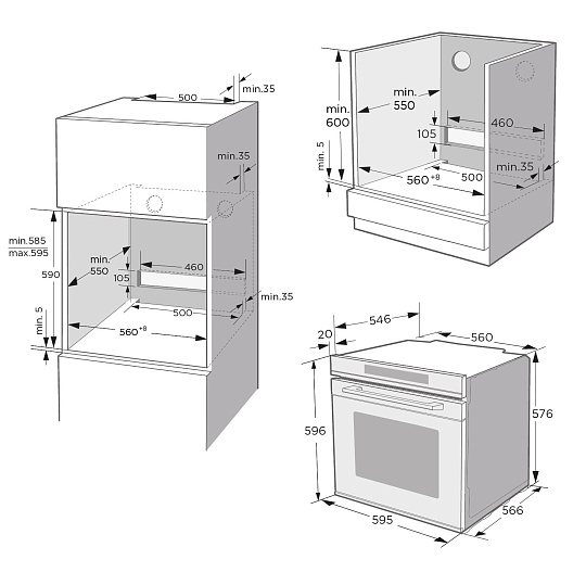 Электрический духовой шкаф OKB 1471 CX